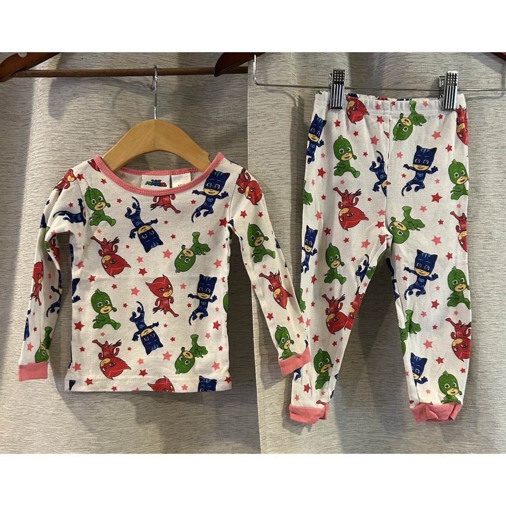 PJ Masks Pajama Set All Over Print Size 2T